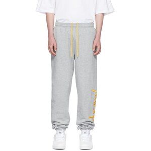 NWOT Drew House Gray Scribble Lounge Sweatpants, Size: Large